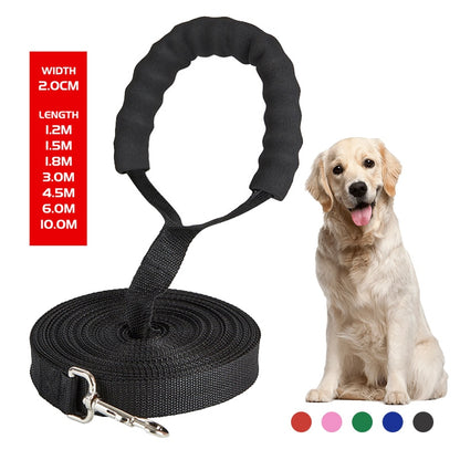 New Long Dog Leash Rope Comfortable Sponge Handle
