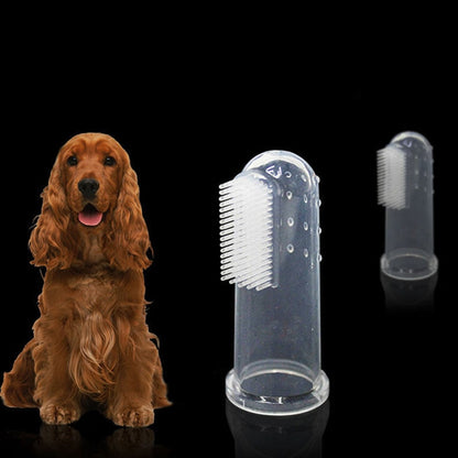 Silicone Finger Cots Toothbrush Dogs