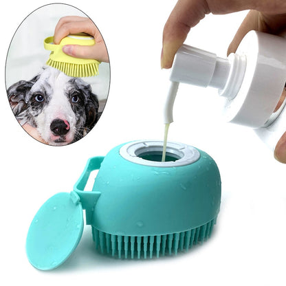 Bathroom Dog Bath Massage Gloves Brush