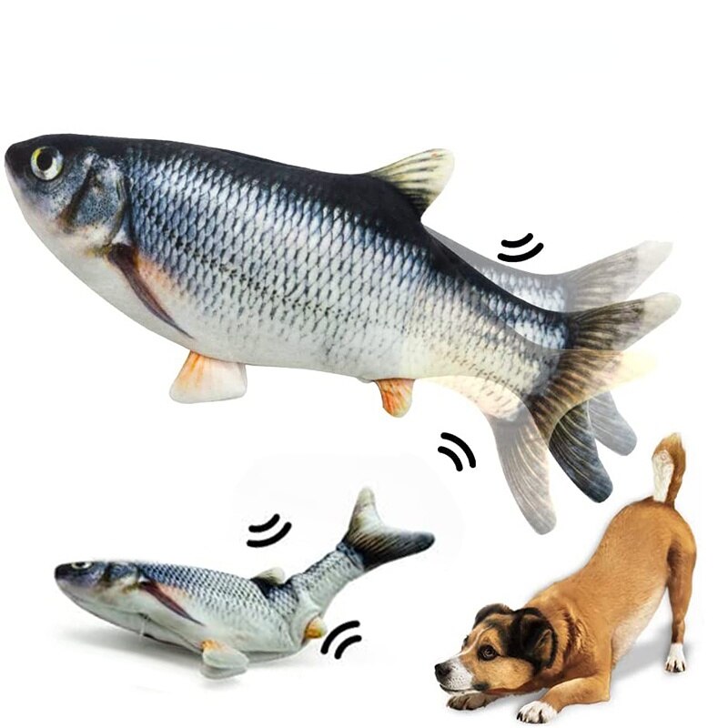 Fish USB Charging Electric Teeth Grinding Pet Chew Toy