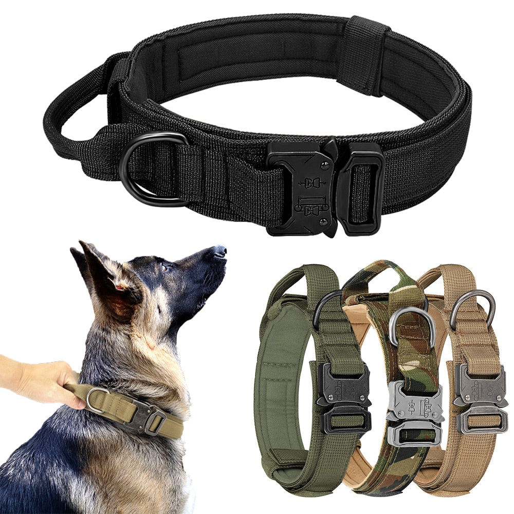 Tactical Dog Collar Military Adjustable