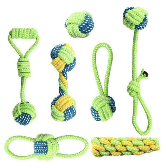 Interactive Cotton Rope Puppy Toy